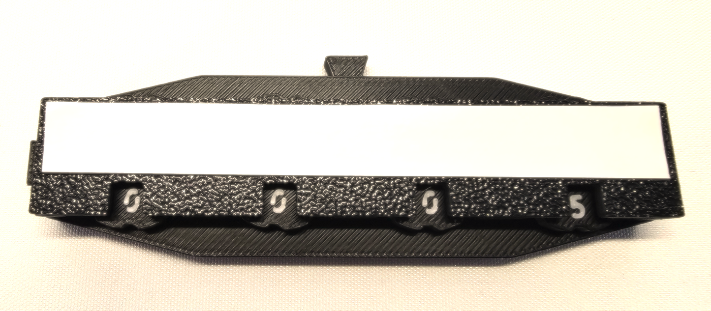 Comptoir avec étiquette effaçable