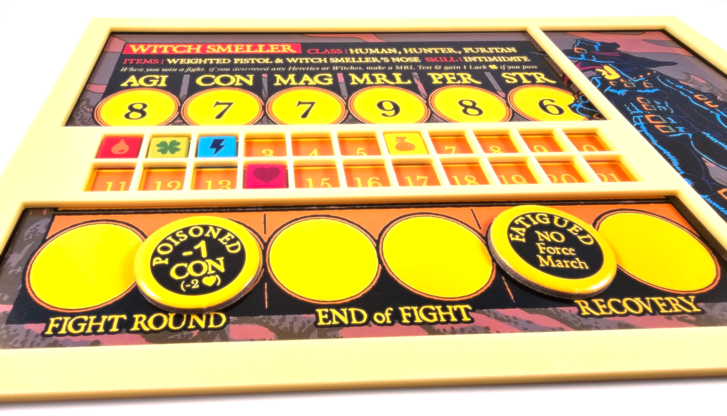 Dungeon Degenerates Player Board Overlay V2