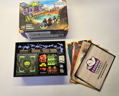 Tiny Epic Dungeons: Adventures – Game Insert Organizer (Unofficial)