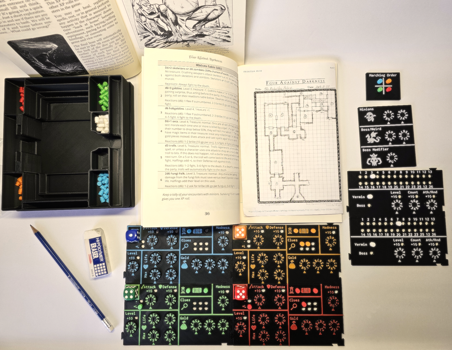 Four Against Darkness - Deluxe Player Kit (Unofficial)