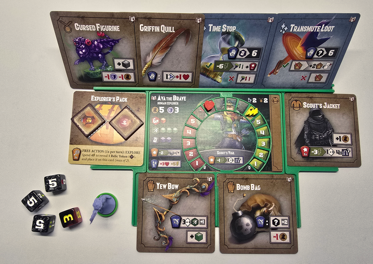 Tableaux de bord des joueurs Tiny Epic Dungeons – Compatibles avec Adventures (Non Officiel)
