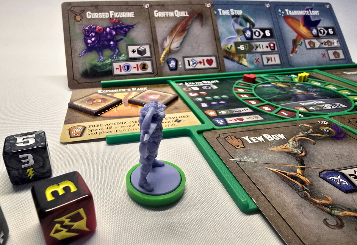 Tableaux de bord des joueurs Tiny Epic Dungeons – Compatibles avec Adventures (Non Officiel)