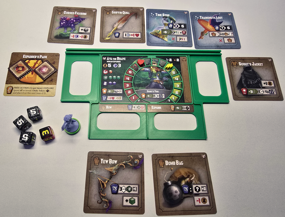 Tableaux de bord des joueurs Tiny Epic Dungeons – Compatibles avec Adventures (Non Officiel)