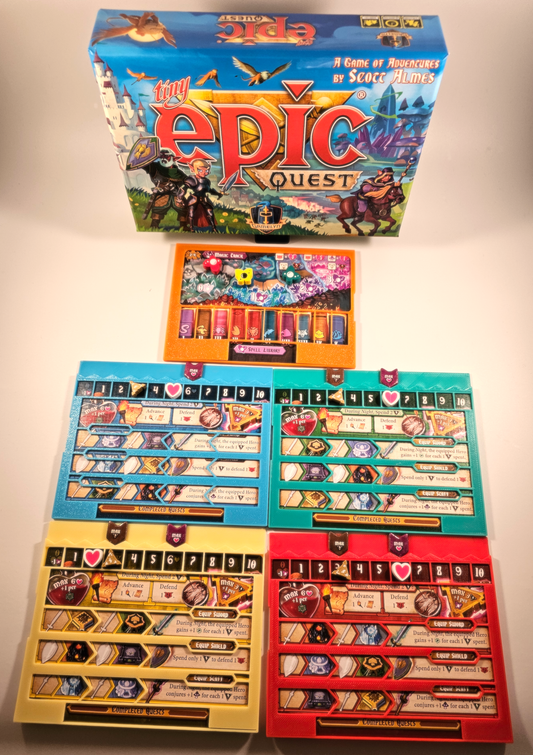 Tiny Epic Quest Player & Magic Dashboards