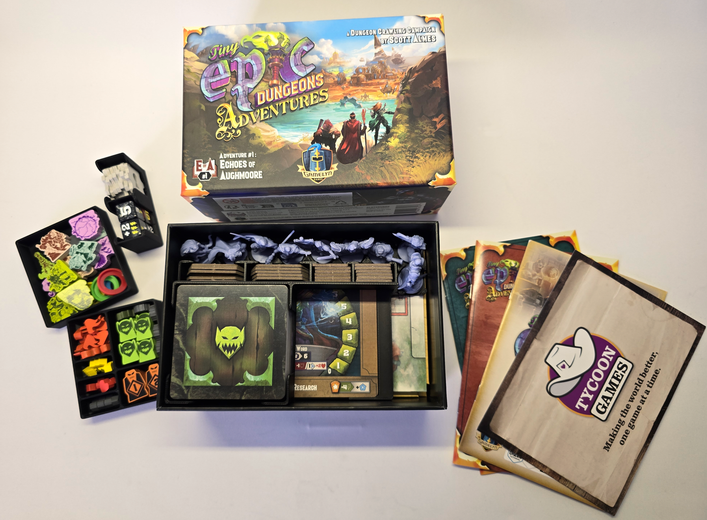 Tiny Epic Dungeons: Adventures – Game Insert Organizer (Unofficial)