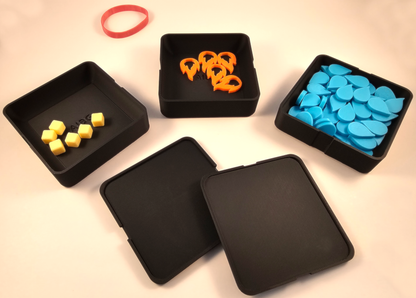 Stackable Token Trays (Set of 3)