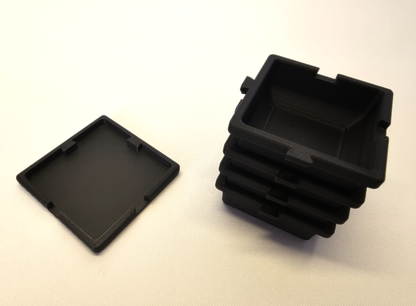 Tiny Stackable Trays (4 + cover)