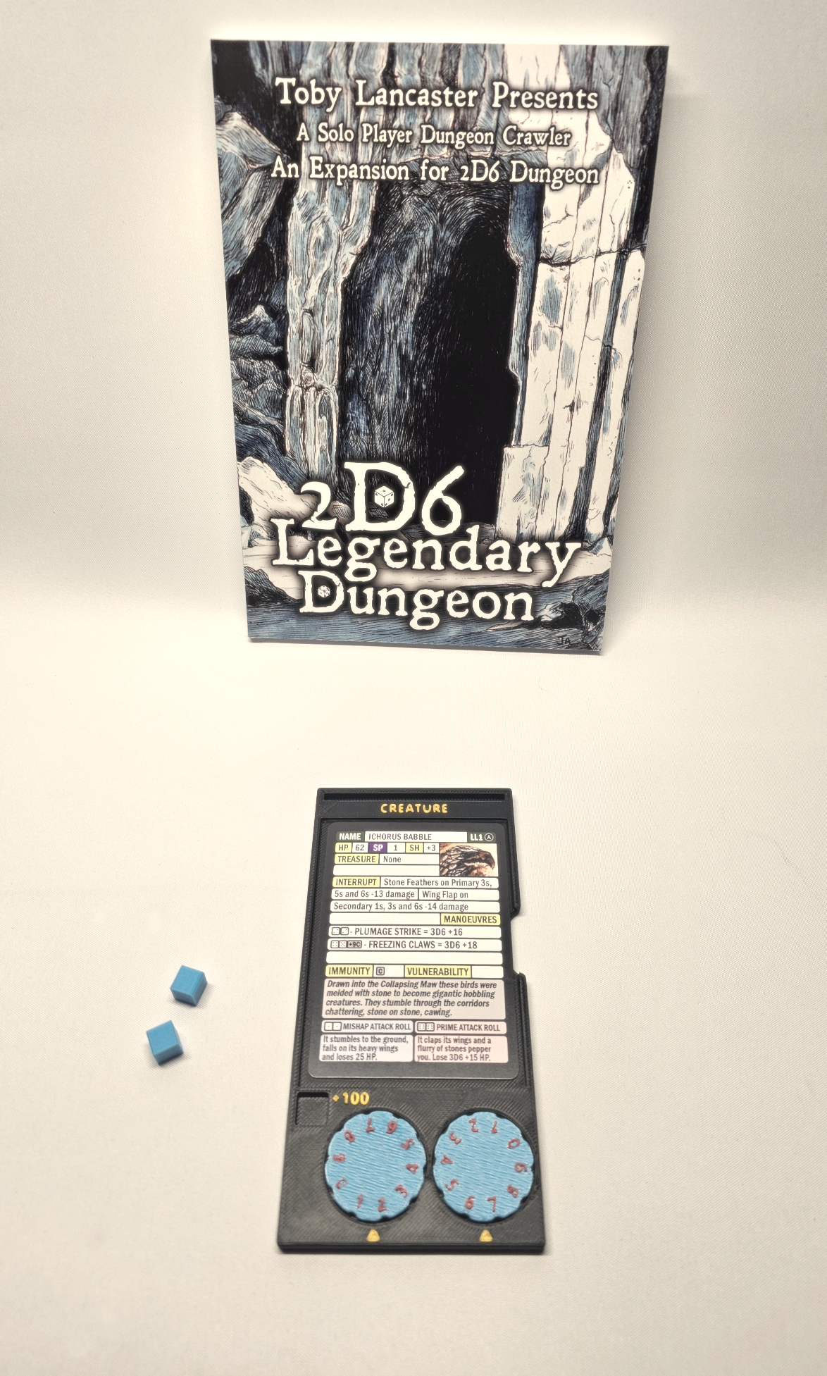 2D6 Legendary Dungeon - Extra Creature Board