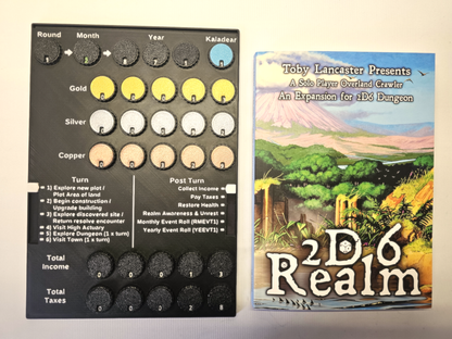 2D6 Realm - Tableau de bord du joueur
