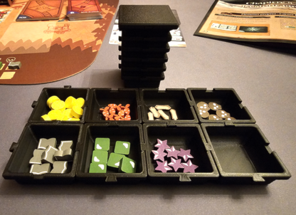 Tiny Stackable Trays (4 + cover)