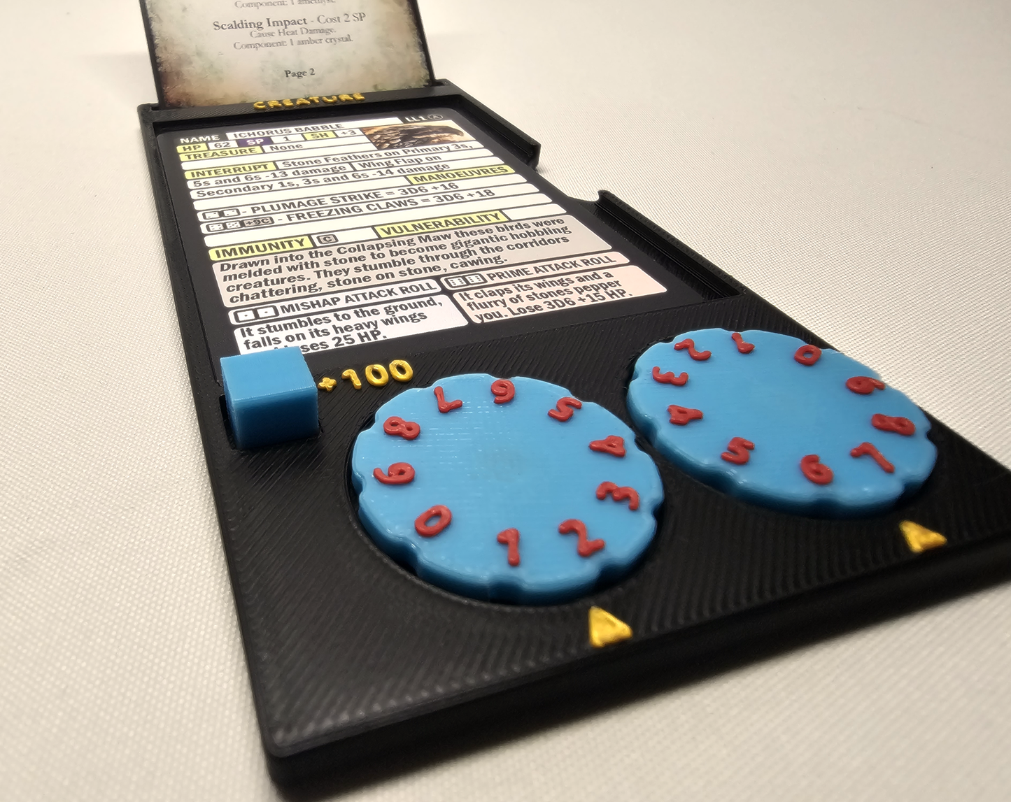 2D6 Legendary Dungeon - Extra Creature Board