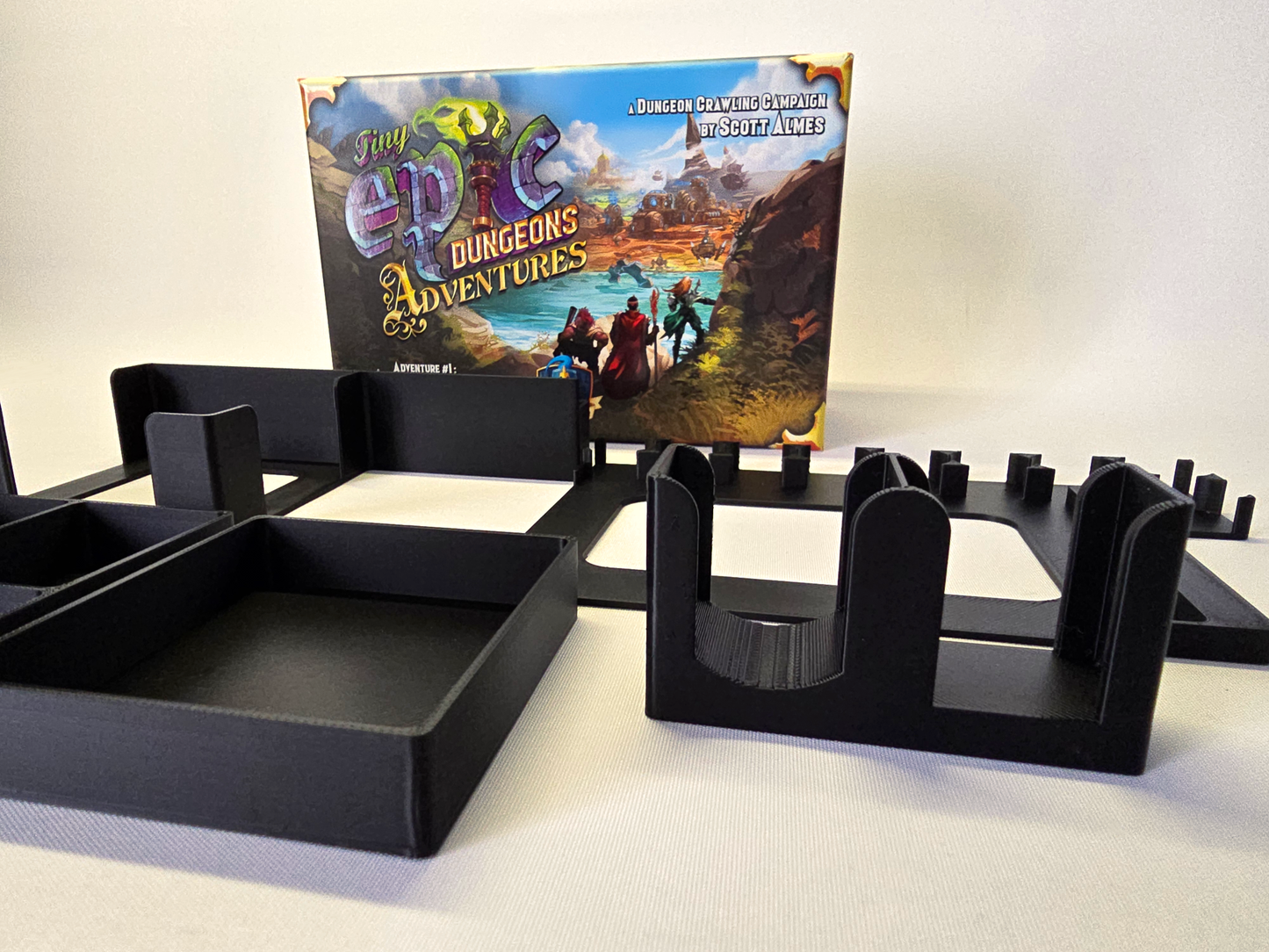 Tiny Epic Dungeons: Adventures – Game Insert Organizer (Unofficial)
